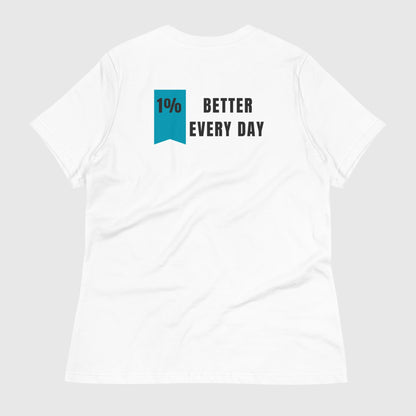 flat lay image of a white t shirt from the back side.